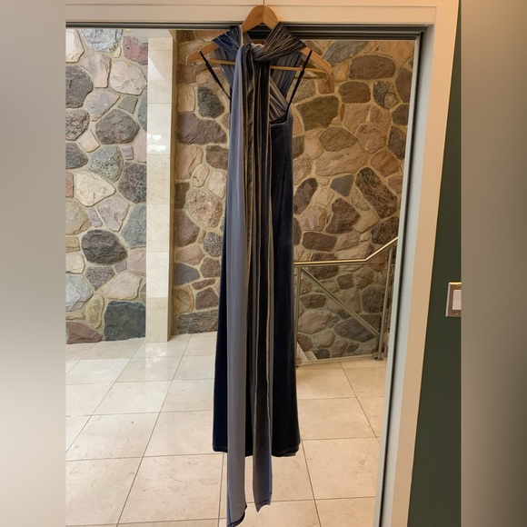 REVELRY Micah convertible velvet dress - Picture 3 of 6